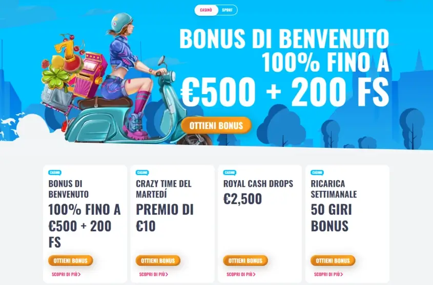 Oh My Spins Casino bonus