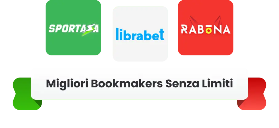La nostra lista dei migliori bookmakers senza limiti